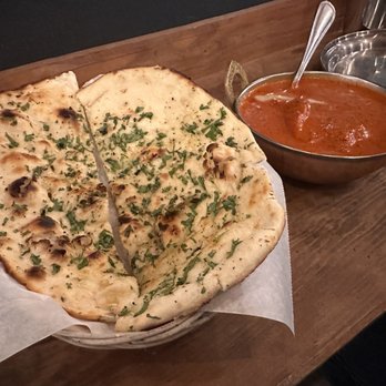 Apna Indian Kitchen - GARLIC NAAN, BUTTER CHICKEN - Indian Near Me - Santa Barbara, California