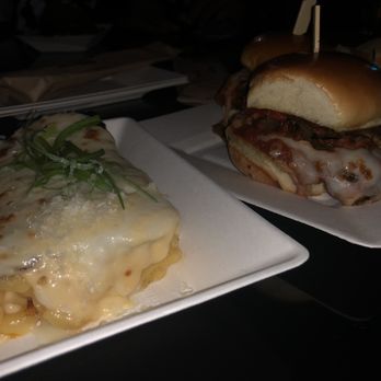 AREA15 - Mac n cheese and Parmesan egg plant slider - Venues & Event Spaces Near Me - Las Vegas, Nevada