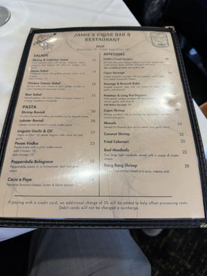 Menu photo 7 Jamie's Cigar Bar & Restaurant Clifton, NJ
