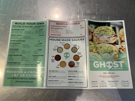 Menu photo 3 Ghost Sando Shop Los Angeles, CA Menu photo 3 Ghost Sando Shop Los Angeles, CA