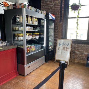 Pig Candy BBQ - Drink and dessert cooler on right side of counter - Barbeque Near Me - Cincinnati, Ohio Pig Candy BBQ - Drink and dessert cooler on right side of counter - Barbeque Near Me - Cincinnati, Ohio
