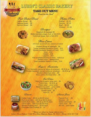 Menu photo 2 Lubins Classic Bakery Dania Beach, FL Menu photo 2 Lubins Classic Bakery Dania Beach, FL
