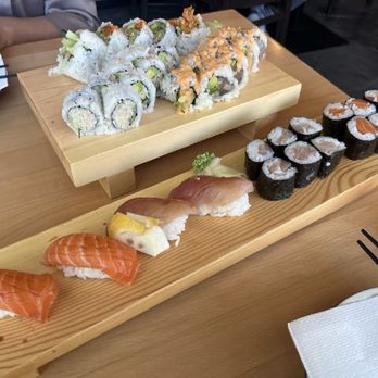 Saiko Sushi - Roll Set and Tuna and Salmon Combo - Japanese Near Me - Vancouver, British Columbia Saiko Sushi - Roll Set and Tuna and Salmon Combo - Japanese Near Me - Vancouver, British Columbia