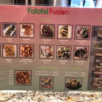 Falafel Fusion - Menu - Halal Near Me - Rancho Cordova, California