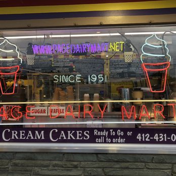 Page's - Ice Cream & Frozen Yogurt Near Me - Pittsburgh, Pennsylvania