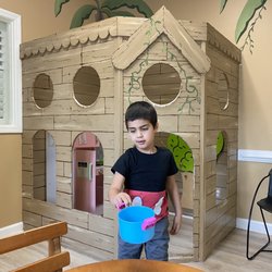 Gilliam Dentistry - Fun play area in the waiting room. Whole office decorated for kids and full of prizes and games. My son loves it.