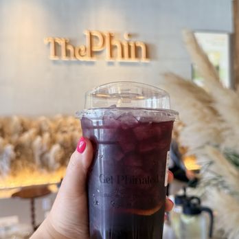The Phin - Midnight Citrus. All syrups are in-house made. - Coffee & Tea Near Me - Houston, Texas