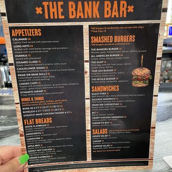 The BankBar - Menu - Chicken Wings Near Me - Gloucester City, New Jersey The BankBar - Menu - Chicken Wings Near Me - Gloucester City, New Jersey