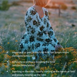 Massage By Julia - Symptoms of Lymphedema