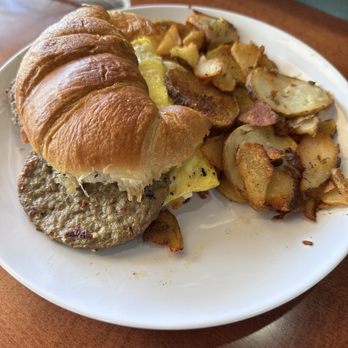 JGoody Cafe Bakery - Breakfast Sandwich-build your own on freshly baked croissant - Bakeries Near Me - Oldsmar, Florida