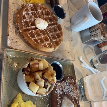 First Watch - Tri-Fecta  is on the left Traditional is on the right - Breakfast & Brunch Near Me - Naperville, Illinois