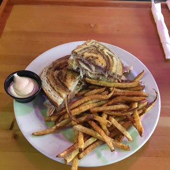 Dick's Bar & Grill - Rachel with fries & chipotle mayo. - Dive Bars Near Me - Hudson, Wisconsin