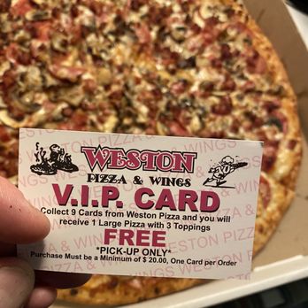 Weston Pizza and Wings - Collect them to get a free pizza - Pizza Near Me - Hamilton, Ontario