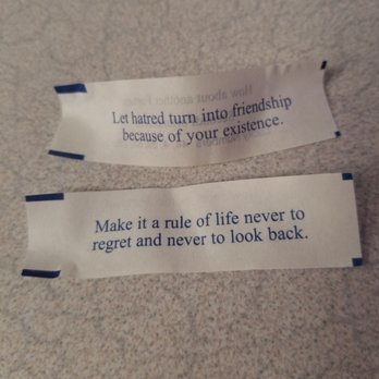 China Garden - a pair of fortune fortune cards - Chinese Near Me - Coudersport, Pennsylvania China Garden - a pair of fortune fortune cards - Chinese Near Me - Coudersport, Pennsylvania