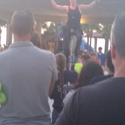 Fire juggler on unicycle Fire juggler on unicycle