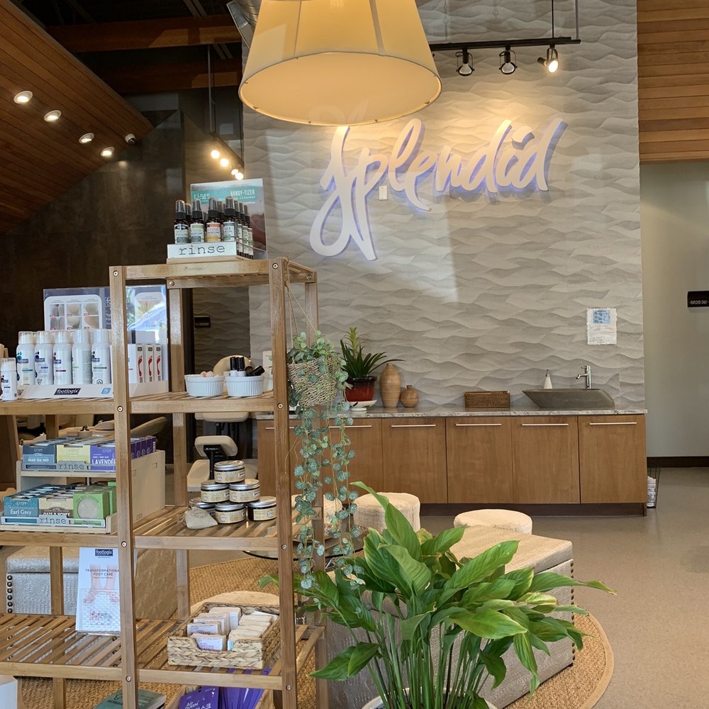 New Splendid Nail and Spa - inside; sink to wash hands, seating area, and products for sale - Nail Salons Near Me - Fort Lee, New Jersey New Splendid Nail and Spa - inside; sink to wash hands, seating area, and products for sale - Nail Salons Near Me - Fort Lee, New Jersey