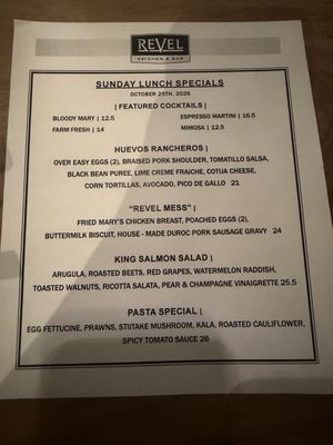 Menu photo 4 Revel Kitchen & Bar Danville, CA