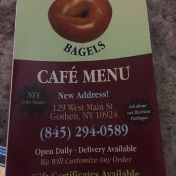 Not Just Bagels - Awesome menu.  And the catering menu is great too! - Bagels Near Me - Goshen, New York