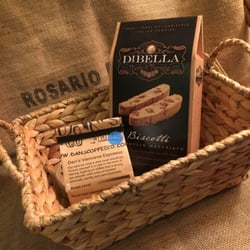 Dan's Coffee - Preparing for our weekly coffee-themed raffle.