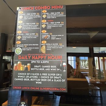 SLIVER Pizzeria- Lafayette - Lunch & happy hour menu - Pizza Near Me - Lafayette, California SLIVER Pizzeria- Lafayette - Lunch & happy hour menu - Pizza Near Me - Lafayette, California