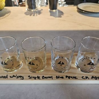 Shelter Distilling - Spirit Flight ($12 + $3 based on selection) - Cocktail Bars Near Me - Dana Point, California