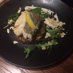 James Squire Brew House - Black cod - a special, poorly done