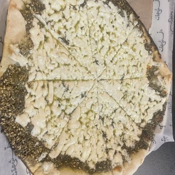 Manousheh Grand - Zaatar Manousheh - absolutely delicious - Lebanese Near Me - New York, New York Manousheh Grand - Zaatar Manousheh - absolutely delicious - Lebanese Near Me - New York, New York