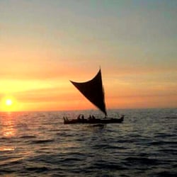 Sunset on Wa'a Kini Kini