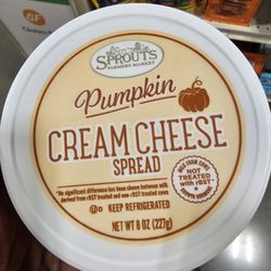 Sprouts Farmers Market - Pumpkin Cream cheese ($3)
