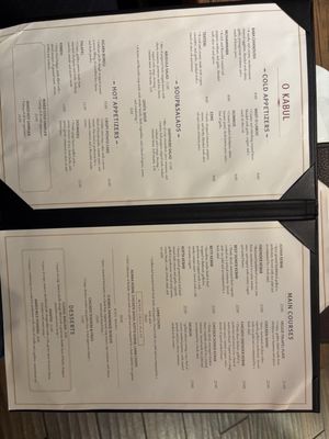 Menu photo 1 O Kabul Washington, DC, DC Menu photo 1 O Kabul Washington, DC, DC