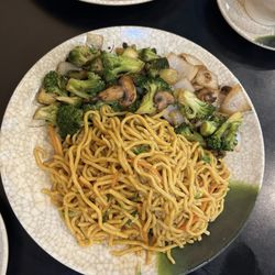 Veggie Hibachi with Noodles