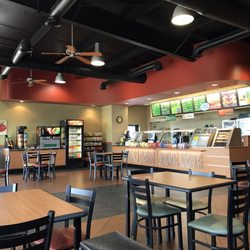 Subway - The front counter. Really nice, clean place with friendly service!