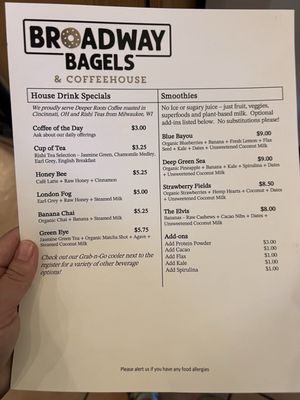 Menu photo 3 Broadway Bagels Lebanon, OH
