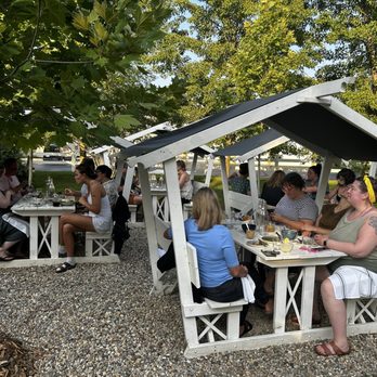 Gather  - Our group at our tables - Coffee & Tea Near Me - Harbert, Michigan