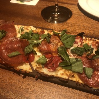 Seasons 52 - Pepperoni Flatbread Pizza - New American Near Me - Houston, Texas