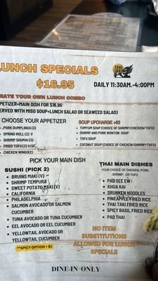 Menu photo 2 Thai Taki Winthrop, MA