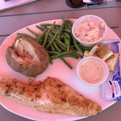 Eddy's Launch Bar & Grill - Walleye dinner