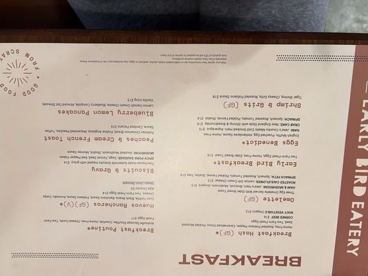 Menu photo 4 The Early Bird Eatery South Bend, IN Menu photo 4 The Early Bird Eatery South Bend, IN