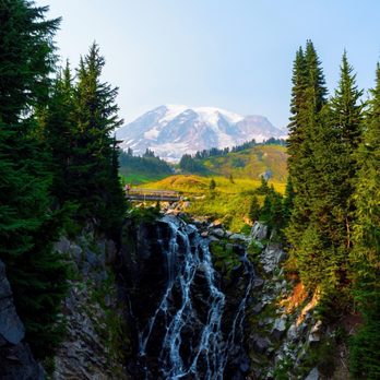 Mount Rainier National Park - Myrtle Falls - Parks Near Me - Ashford, Washington Mount Rainier National Park - Myrtle Falls - Parks Near Me - Ashford, Washington