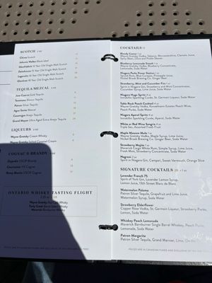 Menu photo 5 Table Rock House Restaurant Niagara Falls, ON