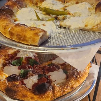 Truly Pizza - Top: Truly White Bottom: Sweet & Spicy "I think" (it's on the right side of the menu) - Pizza Near Me - Dana Point, California Truly Pizza - Top: Truly White Bottom: Sweet & Spicy "I think" (it's on the right side of the menu) - Pizza Near Me - Dana Point, California
