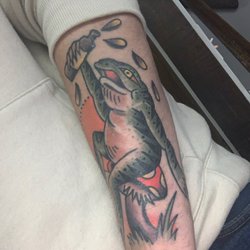 Eclectic Art Tattoo Gallery - Frog Tattoo