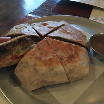 Paper Plane - Crunchwrap Supreme (Beef, Tomatoes, Lettuce, sour Cream, Yogurt Dressing, Cheese, Briseno Fire Sauce, $15)- 3/5 stars - Cocktail Bars Near Me - San Jose, California Paper Plane - Crunchwrap Supreme (Beef, Tomatoes, Lettuce, sour Cream, Yogurt Dressing, Cheese, Briseno Fire Sauce, $15)- 3/5 stars - Cocktail Bars Near Me - San Jose, California