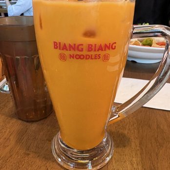 Biang Biang Noodles - Thai Iced Tea - Noodles Near Me - Seattle, Washington