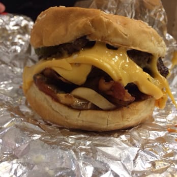 Five Guys - Bacon double cheese - Burgers Near Me - Toronto, Ontario