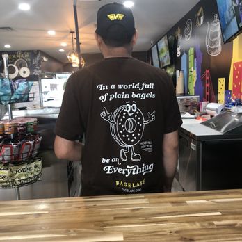 Bagelafe - Bagelafe shirt- In a world full of plain bagels... - Delis Near Me - Bethpage, New York