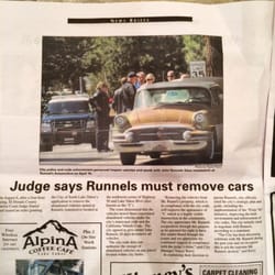 Runnels Automotive - A judge ordered the curmudgeon to get rid of the cars he has littering the prime, visible corner lot!