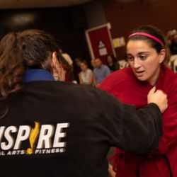 Inspire Martial Arts & Fitness - Partner practice at Inspire Martial Arts: working on technique, focus and control.