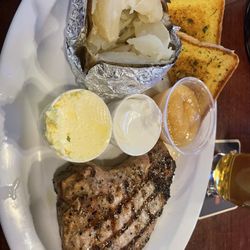 The Ranch Tavern - Pork chop dinner special! Tasty!