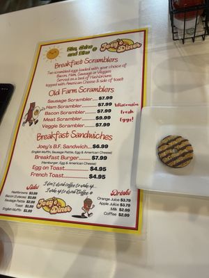 Menu photo 1 Joey's Diner Waukesha, WI
